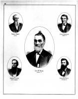 Robert Baker, John Emerson, James P. Clute, Geo. W. House, John W. Scott